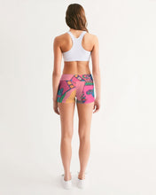 Load image into Gallery viewer, Precious Pink Mid-Rise Yoga Shorts
